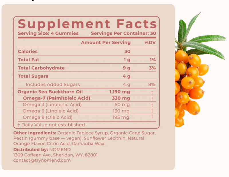 Supplement facts