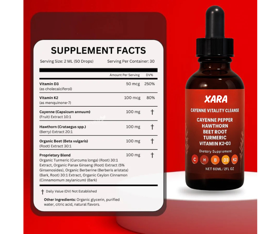 Xara Cayenne Pepper Liquid Extract