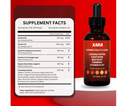 Xara Cayenne Pepper Liquid Extract