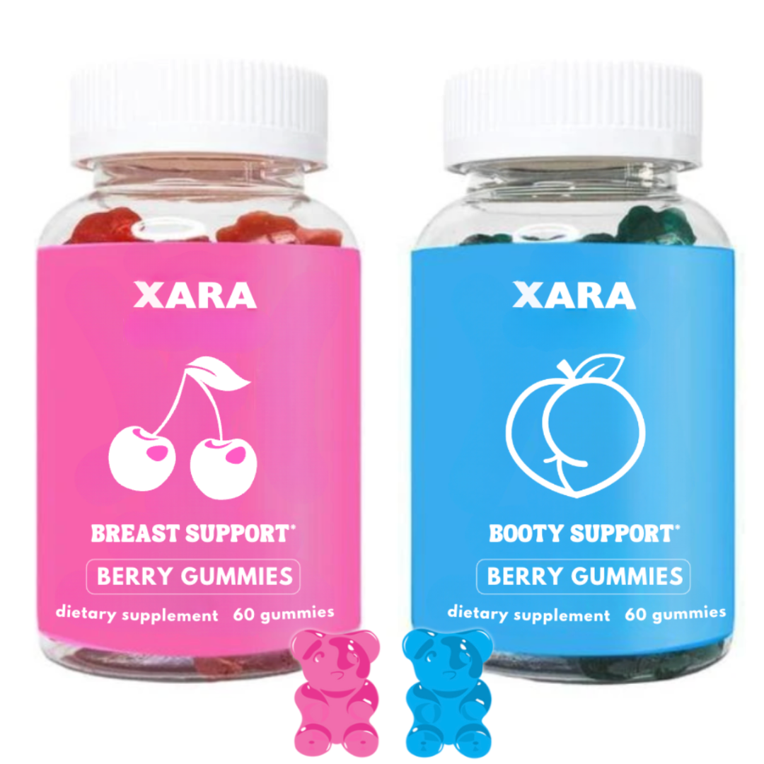 XARA® Top Support and Peach Gains Gummies (COMBO PACK)