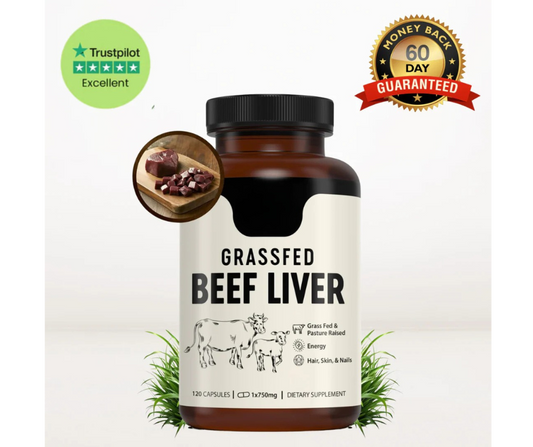 Grass-Fed Beef Liver Capsules – The Ancient Secret to Cleansing Your Liver & Restoring Peak Health