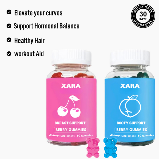 XARA® Top Support and Peach Gains Gummies (COMBO PACK)